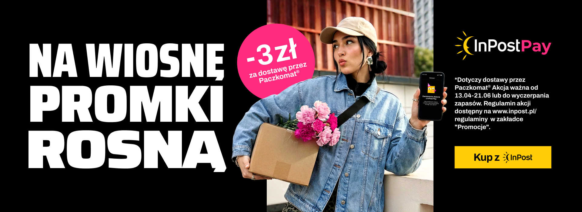 Promocja InPost Pay -3 zł na dostawę Paczkomatem