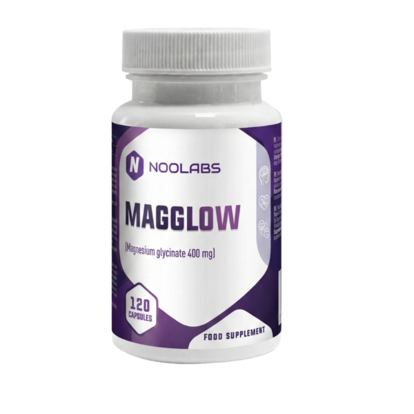 NOOLABS Magglow magnesium glycinate 400 mg suplement diety kapsułki 120 sztuk