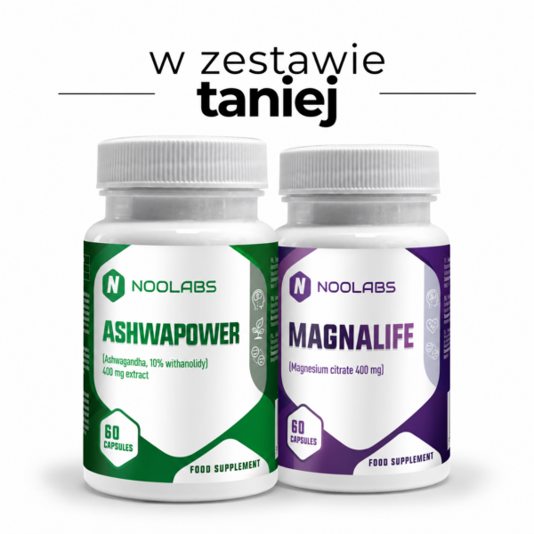 Zestaw na Stres i Regenerację | Magnez + Ashwagandha